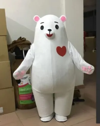 Superior Quality Green Bear Mascot Costume Made in China for Sale