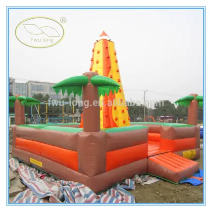 CE Approved outdoor inflatable climbing walls & inflatable sport wall for kids sale