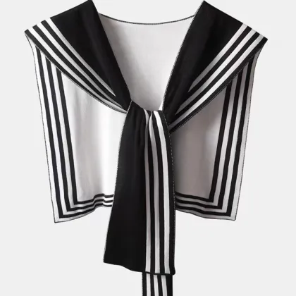 Spring and Autumn Internet Celebrity Knitted Small Shawl