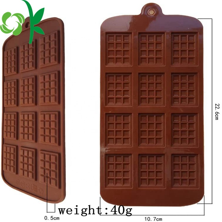 Mini Silicone Waffle Shape Chocolate Mold