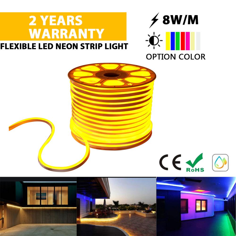 Orangefarbenes LED-Neon-Streifenlicht