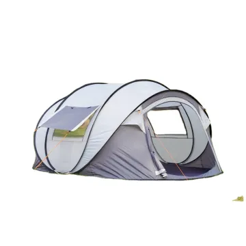 Manufacturer Custom 3-4 Person Waterproof Pop-Up Camping Tent for Family Outdoor Adventures