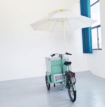 Carrelli di gelato personalizzabili da 250 W cinesi con carrelli di spinta alimentare mobile e funzione di refrigerazione