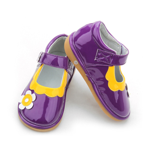 Sapatos Squeaky Flor Roxo