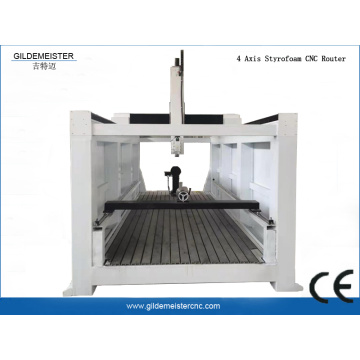 China Máquina enrutadora CNC de espuma de poliestireno de 4 ejes, Alta  Calidad Máquina enrutadora CNC de espuma de poliestireno de 4 ejes en  Bossgoo.com