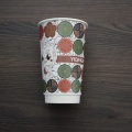 Copos de papel elegantes para bebidas frias PE PLA 20oz