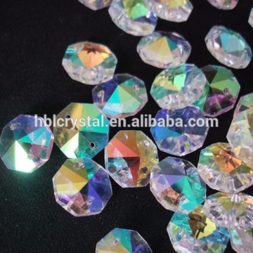 14mm Octagon Beads Ab Color K9 Christmas glass crystals for chandeliers