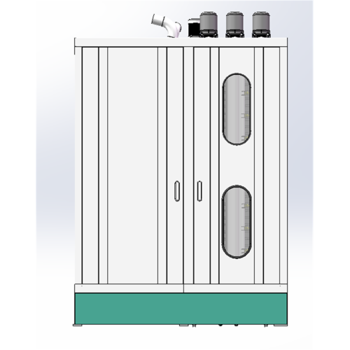 Industrial vertical glass washer