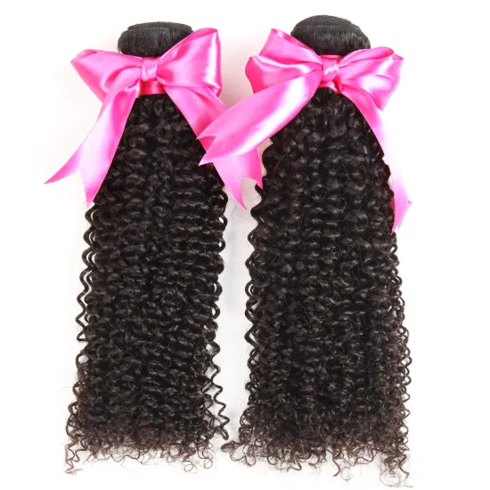 Isee Unprocessed Wholesale Virgin Brazilian Remy Hair Kinky Curly Hair Extension