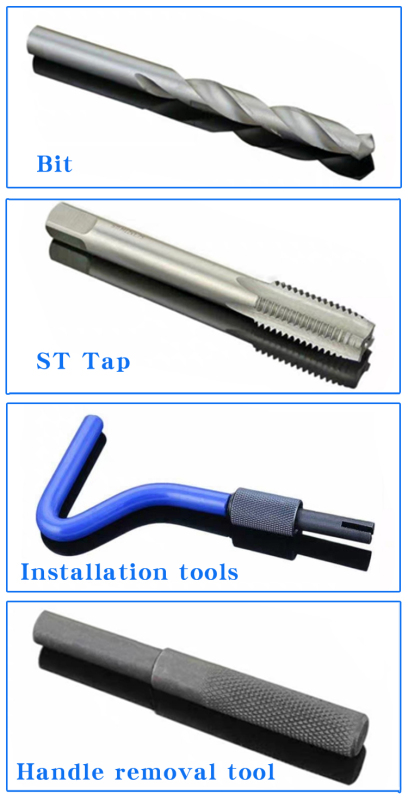 131-Piece Steel Tap and Die Set for Tap & Die Installation Repair Nesting for Stainless Steel
