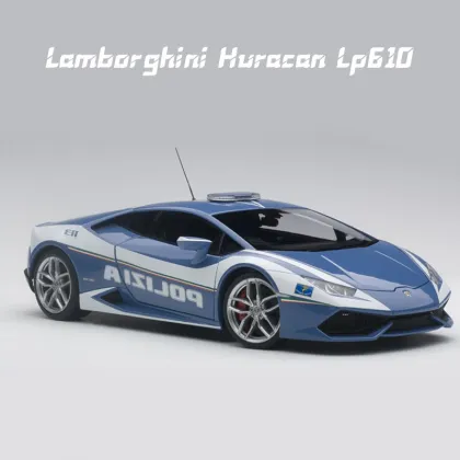 Autoart 1:43 Scale Lamborghini Huracán LP610-4 Alloy Sports Car Model - Premium Ornament