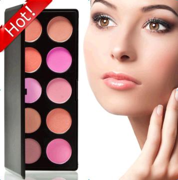 10 colors blush cosmetic Palette Free Sample