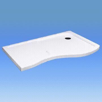 Walk-in Shower Tray with 60mm Thickness and High Glossy Surface Finish