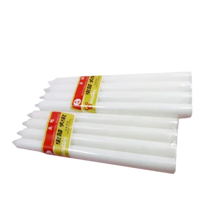 orange green brown stick candle