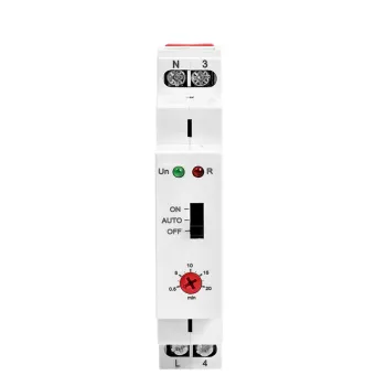 Factory Direct 230V AC16A Delay Off Relay Lighting Timer Switch with DIN Rail Mounting and Mechanical Operation