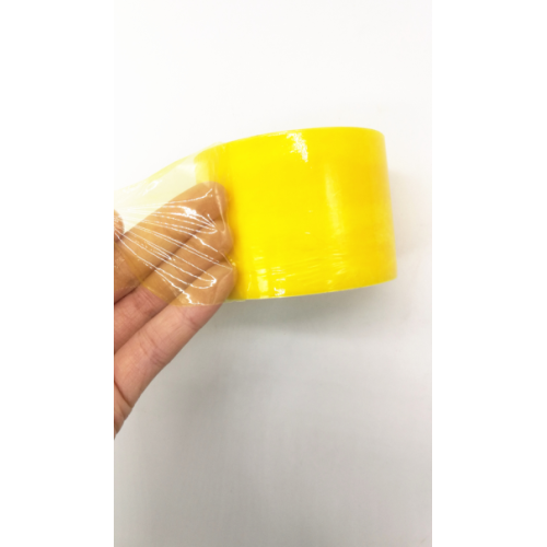 Yellow color translucent wire stretch wrap film