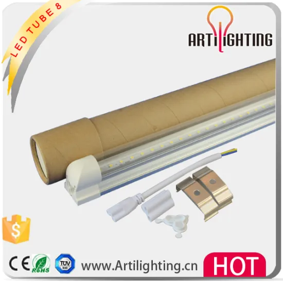 2017 high lumen 2ft 3ft 4ft 5ft 8ft smd all in one led t8 integration tube