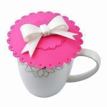 Cute Cup Cover, Made of 100% Silicone Material, OEM/ODM Orders Welcomed