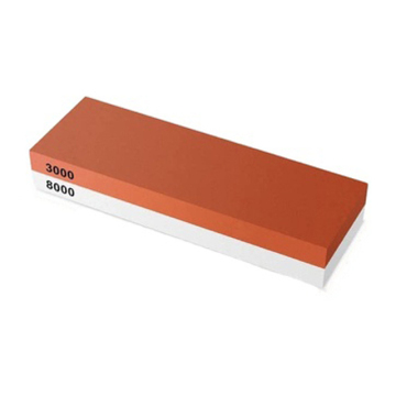 OEM professionale OEM di alta qualità da 2 in 1 con 3000/8000 grana per affilatura del coltello-pietra di corindum bianco
