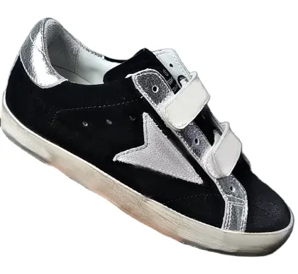 Designer Leather Sneakers: Retro Fashion for Women and Men, Including Super Star and Dirty Vulcanized Styles