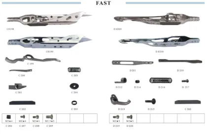 Gripper and Parts Fast in Textile Weaving Machine