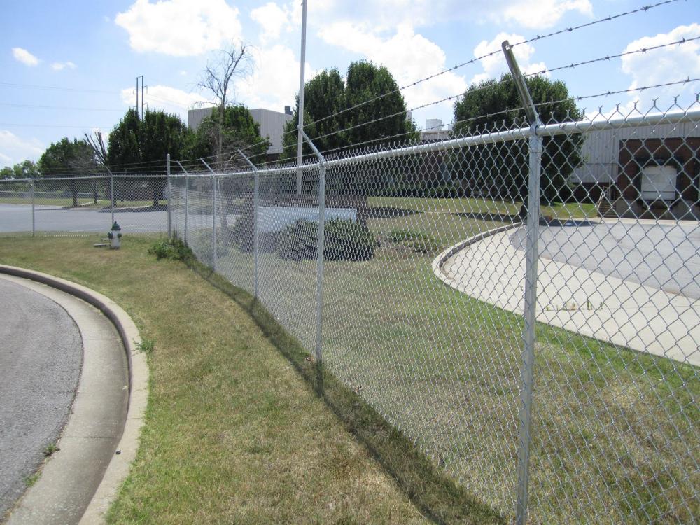 High Security Construction Galvanized Chain Link Fence