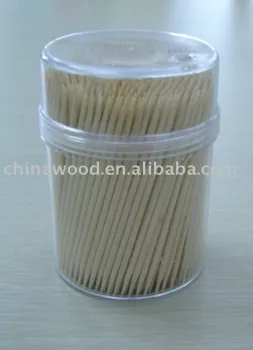 wooden toothick -- 500pcs/ps tube