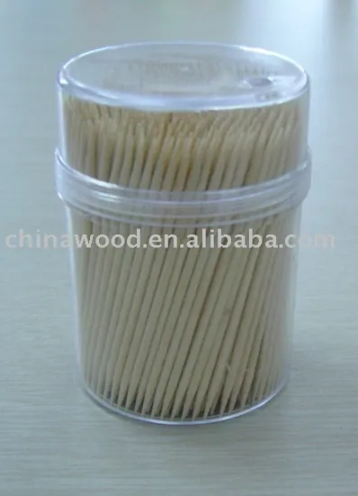 wooden toothick -- 500pcs/ps tube
