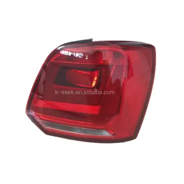 KSEEK Upgrade LED Taillight Assembly Stop Rear Brake Lamp Plug and Play for VW POLO 2014-2016 (OE:6R0945257/258)
