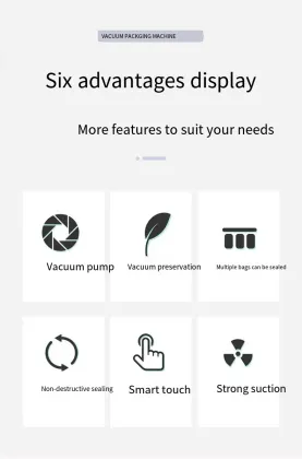 JIAHE DZ-400 Desktop Industrial/Household Chamber Vacuum Sealer Machine