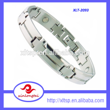XLT-2093 HOT Silver Bio Health Magnetic Bracelet