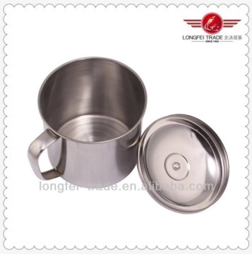 8cm Stainless Steel Mug with Cover