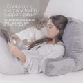 Shreded Memory Foam Reading Armrest Pillow