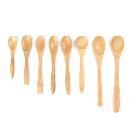 Bamboo Facial Spoon - 13 cm Cosmetic Tool for Honey, Tea, and Cosmetics