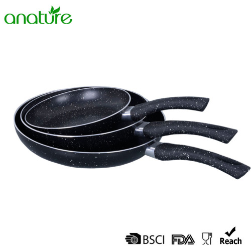 Wciśnięty aluminium Non Stick Marble Fry Pan