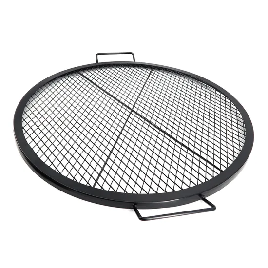 20 Inch Heavy Duty X-Marks Fire Pit Cooking Grill Grates: Your Essential Outdoor Camping Cookware for BBQ and Campfire Grill Grid Mesh