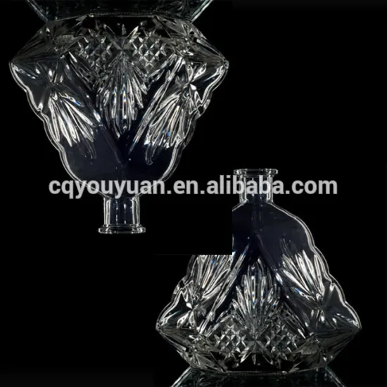 Crystal Glass Bottle Globe Wholesale Whiskey Decanter 750ML Glass Bottle Frosting
