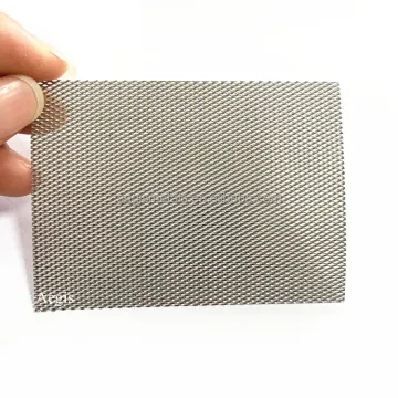 Aluminum Foil Mesh 0.05mm Thickness Micro Diamond Expanded Metal Mesh