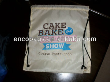 manufacturer 210D tote bag with draw string