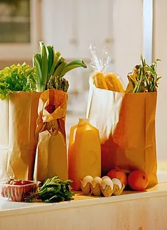 Food standard recyclable paper bag
