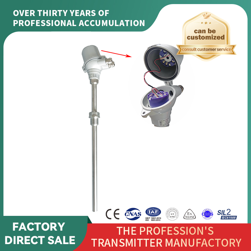 Transmițător de temperatură dublu rezistent la explozie