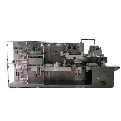 High Speed Disinfection Pocket Wet Tissue Wipe Making Machine