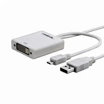 MHL to DVI adapter, 1080p HD video