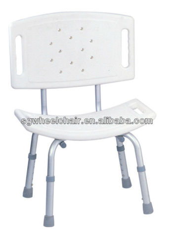 High Safety Bath Chair/Shower Bench with Backrest