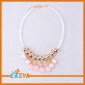 Kalung loket Pearl Pink putih di Pearl