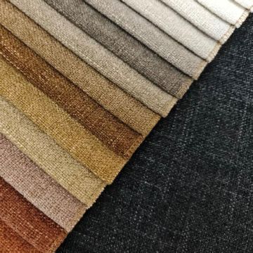 Tissu chenille de style épuré et moderne pour meubles