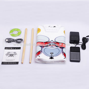 Kid's drum kits with MIDI function for recording