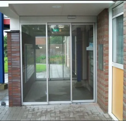 Electric dsd sliding glass telescopic automatic door system