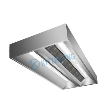 Stainless Steel Cooker Smoke Exhaust Vent Hood for Commercial Kitchens