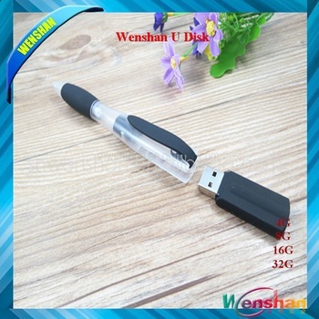 OEM pen shaped 4gb usb with custom logo new products